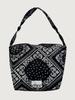 Ebre Paisley Hobo Bag Black