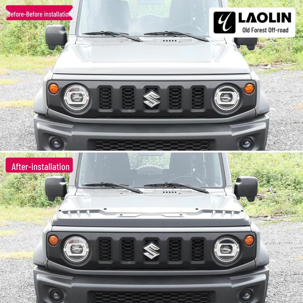 2023-2026 New Jimny Five-Door Exterior Guard: Mech Hood Stone & Sand Protection