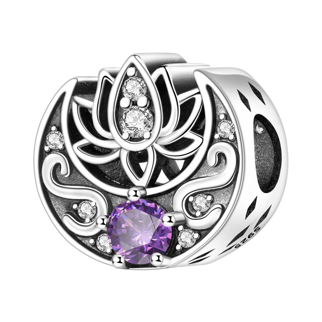 NEW 925 Silver Charm Beads Fit Original Bangle DIY Star Moon Sun Cross Heart Designs Perfect Party Gift