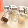 Glass Spice Bottles for Kitchen & Restaurant - Pepper, Sea Salt, and Seasonings