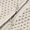 Unisex Retro Dark Knit Hooded Cardigan With Cutout Detail Lightweight Fall Sweater Youth
