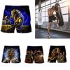 Retro Vintage Skull Skeleton Ghost Gothic Horror Boxing Muay Thai Kickboxing Shorts 3D Print Training Unisex Men Women Fitness Gym Sport Workout