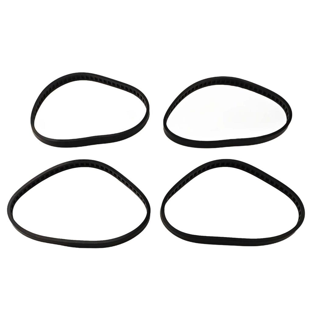 6x0.2x0.5 inch Bandsaw Rubber Tires Band Saw Pulley Tires Manual Measurement Deviation Elastic Rubber Material