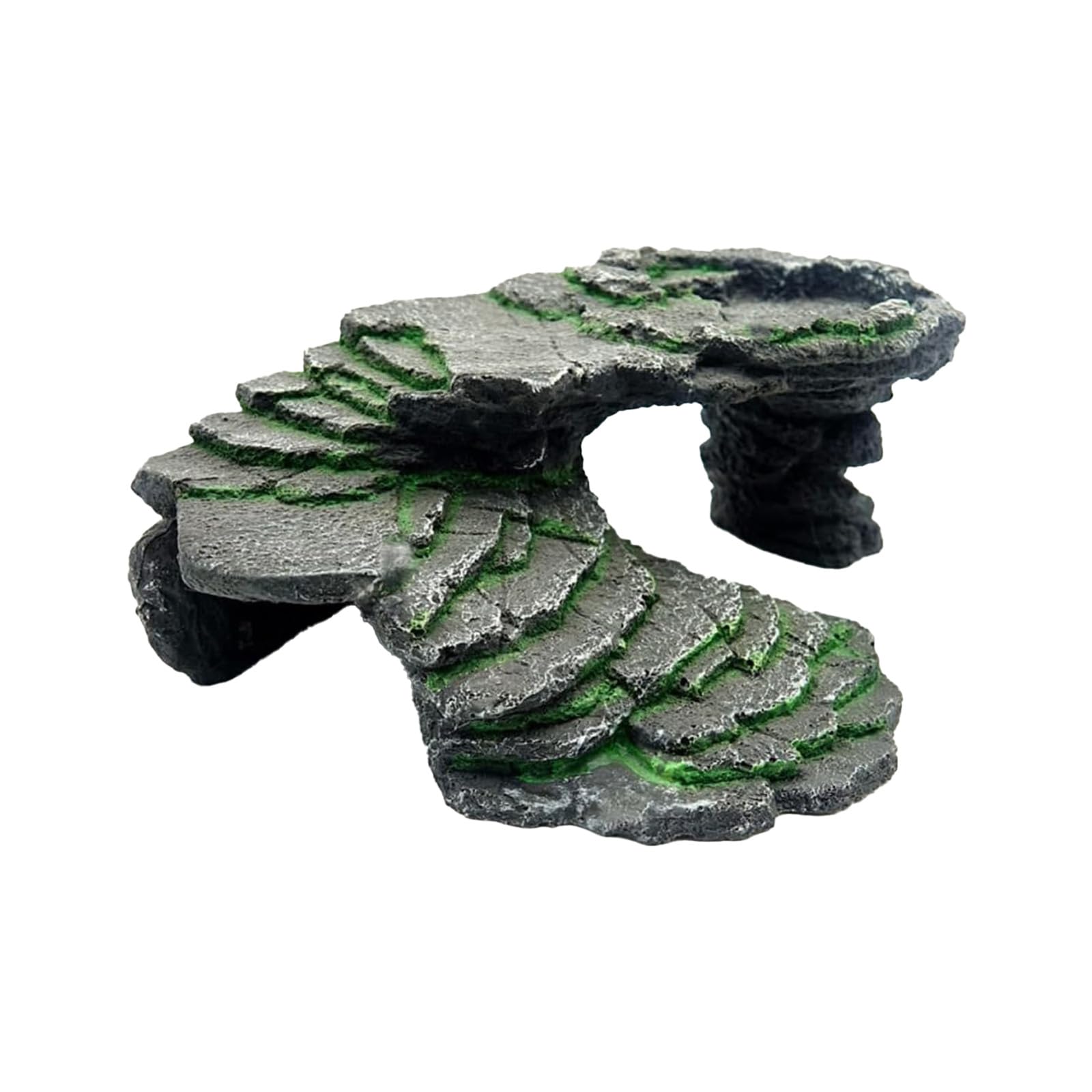 

Hyack Leopard Gecko Shelter, Reptile, Turtle, Land Hideout, Sudo Moss Climbing Platform for Amphibians and Lizards