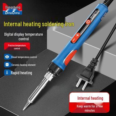 High-Power Digital Electric Soldering Iron with Temperature Control Display for Household Repairs