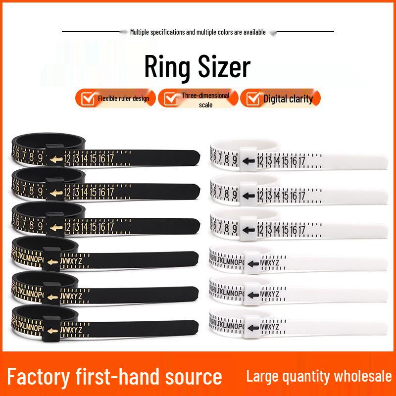 Mido Verstellbarer Fingerring-Größenmesserstreifen