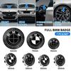 7 peças 45mm 68mm 74mm 82mm Emblema do Capô Dianteiro do Carro emblema da Mala Traseira Volante para BMW M F30 G01 E36 E39 E87 E46 E90 E92 E53 E94