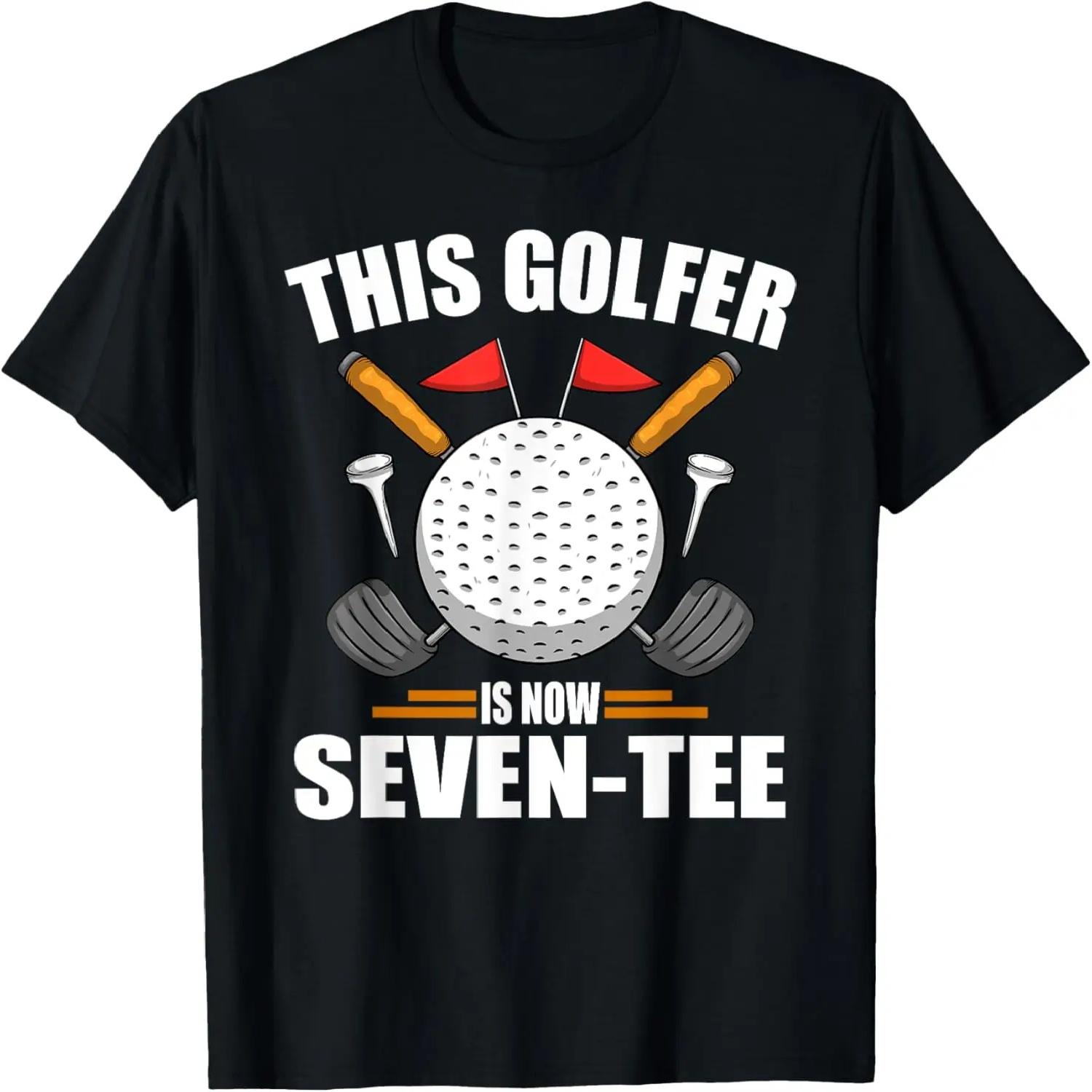 Подарочные футболки для гольфа на 70-летие гольфисту S чёрный