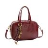 Premium Sense 2025 New Women's Red Wedding Bag Bridal Bag Niche Design One Shoulder Crossbody Handbag Mother Bag