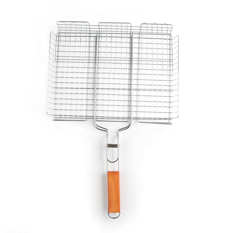 Outdoor BBQ Fish Grilling Clip and Grill Mesh - Cooking Accessories One Size