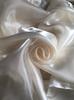 Water Satin Light Champagne Organza Fabric Very Wide Shiny Hard Yarn Designer Wedding Dress Fabric Designer Clothing Fabric