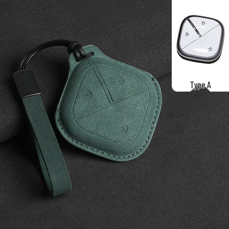 

Compatible Suede Key Covers for Wuling Hongguang Mini EV, Bingo Hongguang S/S3 Mini Jiachen Xingchi