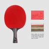 Table Tennis Matte Orange Poplar Authentic Shakehand Carrying Case For Beginners To Intermediate Perfect Gift Racket, Rubber, High-Resilience Sponge,