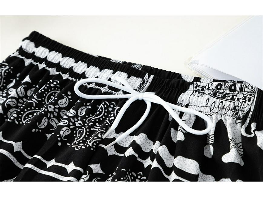 2025 Thai Yoga Pants: Elephant Print, High Waist, Wide Leg, Floor-Length, Summer Style, Hot Selling in Southeast Asia