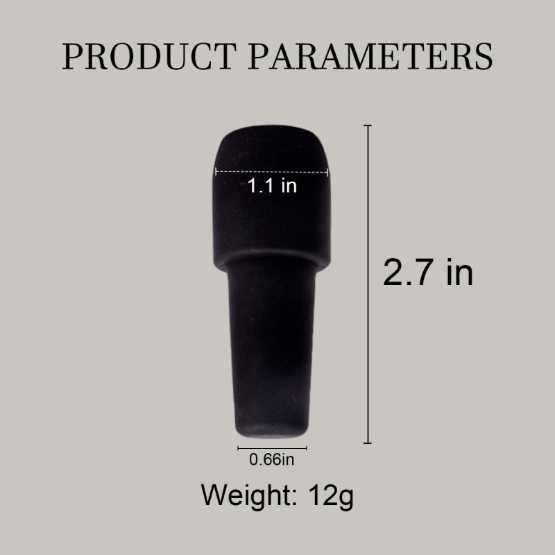 Set of 4 SiIicone Bottle Stoppers Unique Wine Stoppers Simple Wine Plugs SiIicone Material Bottle Accessaries for Wine