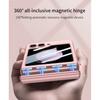 GKK Magnetic Hinge Matte PC Case For Samsung Galaxy Z Flip 5 5G Full Body Hard Armor Protective Cover