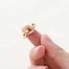 14k 18K Gold Plated Copper Metal Inlaid Zircon Round Fastener Clasps DIY Pearl Jewelry Beading Connector For Jewelry Making