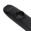 Kazoo Flute ABS Plastic Professional Kazoo Musical Wind Instrument with 5 Diaphragms for Performance Black