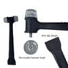 Double Face Tap Rubber Hammer Multifunctional Glazing Window Beads Hammer with Crowbars Rubber Mallets Hammer Hand Tool