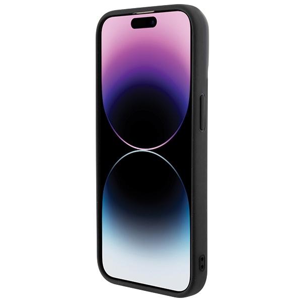 Guess Guhcp15Lpmsdgsk Iphone 15 Pro 6.1 Czarny/Black Hardcase Disco Metal Script