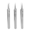 3PCS Facial Pore Cleaning Care Tools Ultra Fine Needle Tweezers Facial Care Tools Home Beauty Tools Stainless Steel Cell Clamps