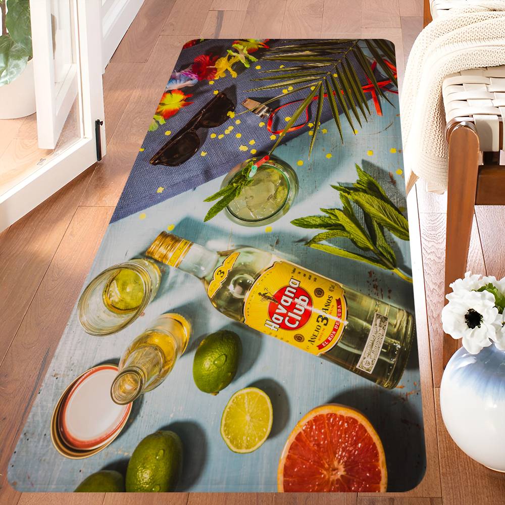 H-Havana C-Club Floor Mat Non-Slip Laundry Room Mat Laundry Decor Balcony Child Living Room Bedside Mats