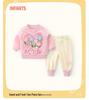 Toddler Girl Cotton Two-Piece: Fashionable Long Sleeve Sweatshirt Set for Spring & Autumn 2025