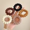 Vintage Solid Color Large Hair Scrunchies For Women Girls  High Absorbency Plush Elastic Hair Rope Sweet Hair Accessories