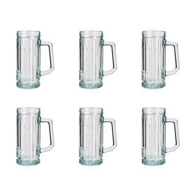 Beer Glass, Beer Mug with Shield Set of 6, Gambrinus - 0.3 Liter