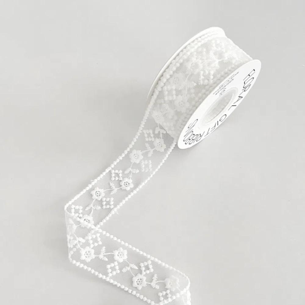 

8 ярдов шелковой ленты ажурной подарочной ленты декоративного кружева резной ленты ткань