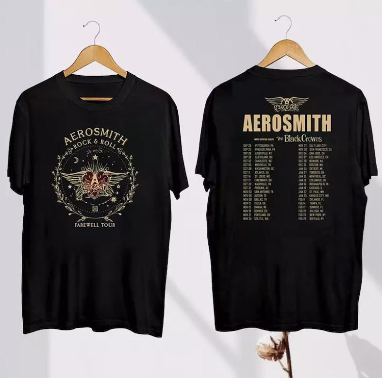 Aerosmith Peace Out Farewell Tour 2026-2026 T-shirt Aerosmith Fan Gift XXXXL