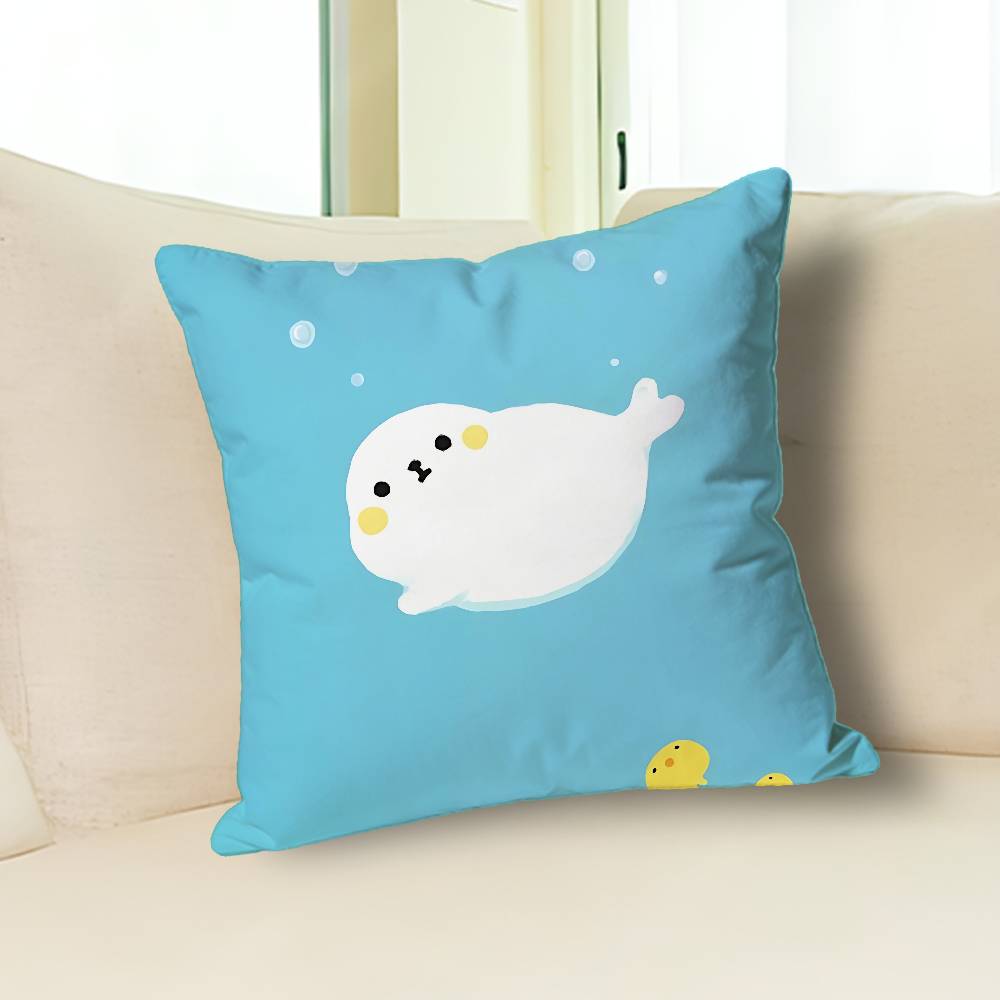 Kawaii M-Mamegomas Cute Baby Various Sizes Square Pillow Case For Car Home Bedchamber Decor Custom Valentine gift