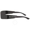Balenciaga Grey Rectangular Unisex Sunglasses Bb0041s 001 99