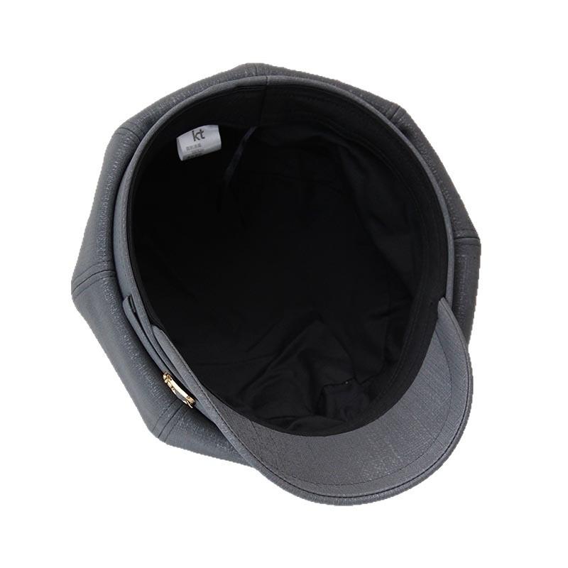 Octagonal beret children's new autumn and winter big head circumference painter hat versatile face cap