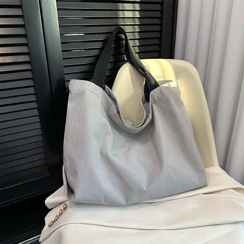 Large Capacity Canvas Tote Bag Women Street Style Casual Shopping Handbag