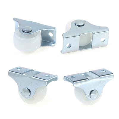 4 bucăți 25 mm roți sertar din plastic direcțional roți ghidaj mobilă scripete mic
