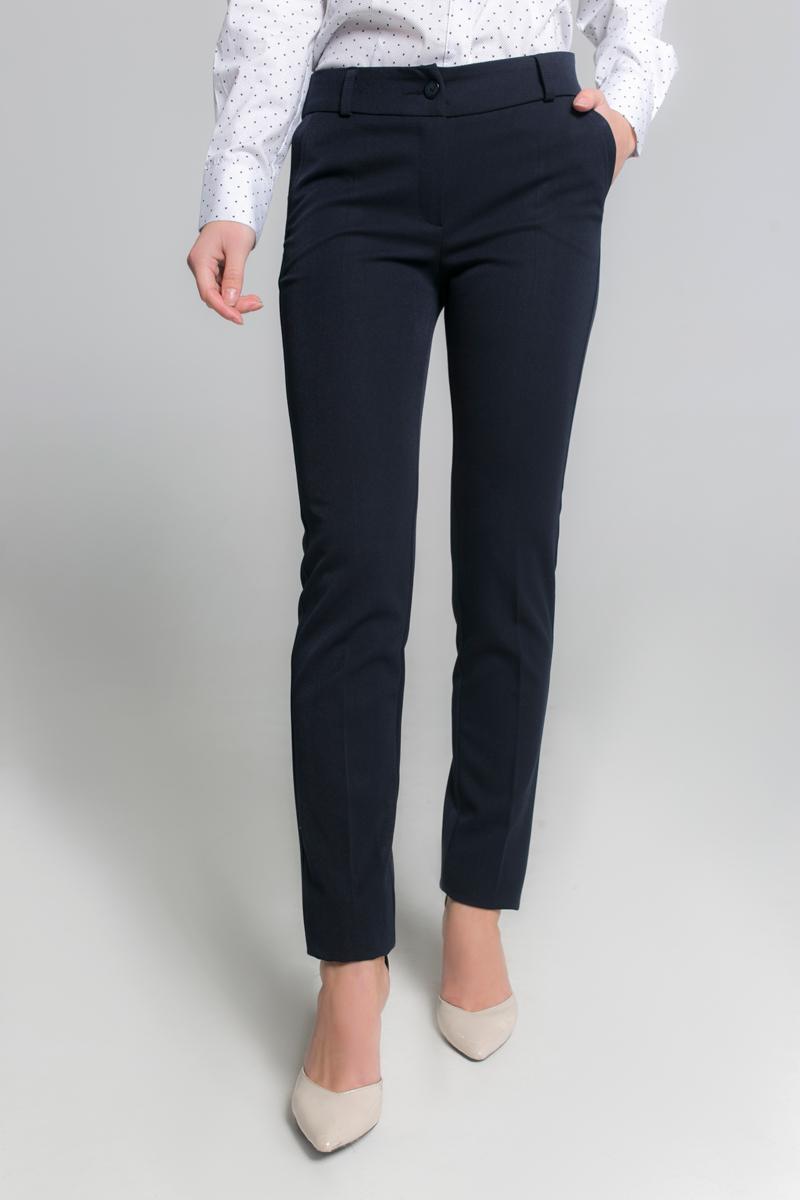 

Класичні штани середньої посадки 34 midnight синього кольору