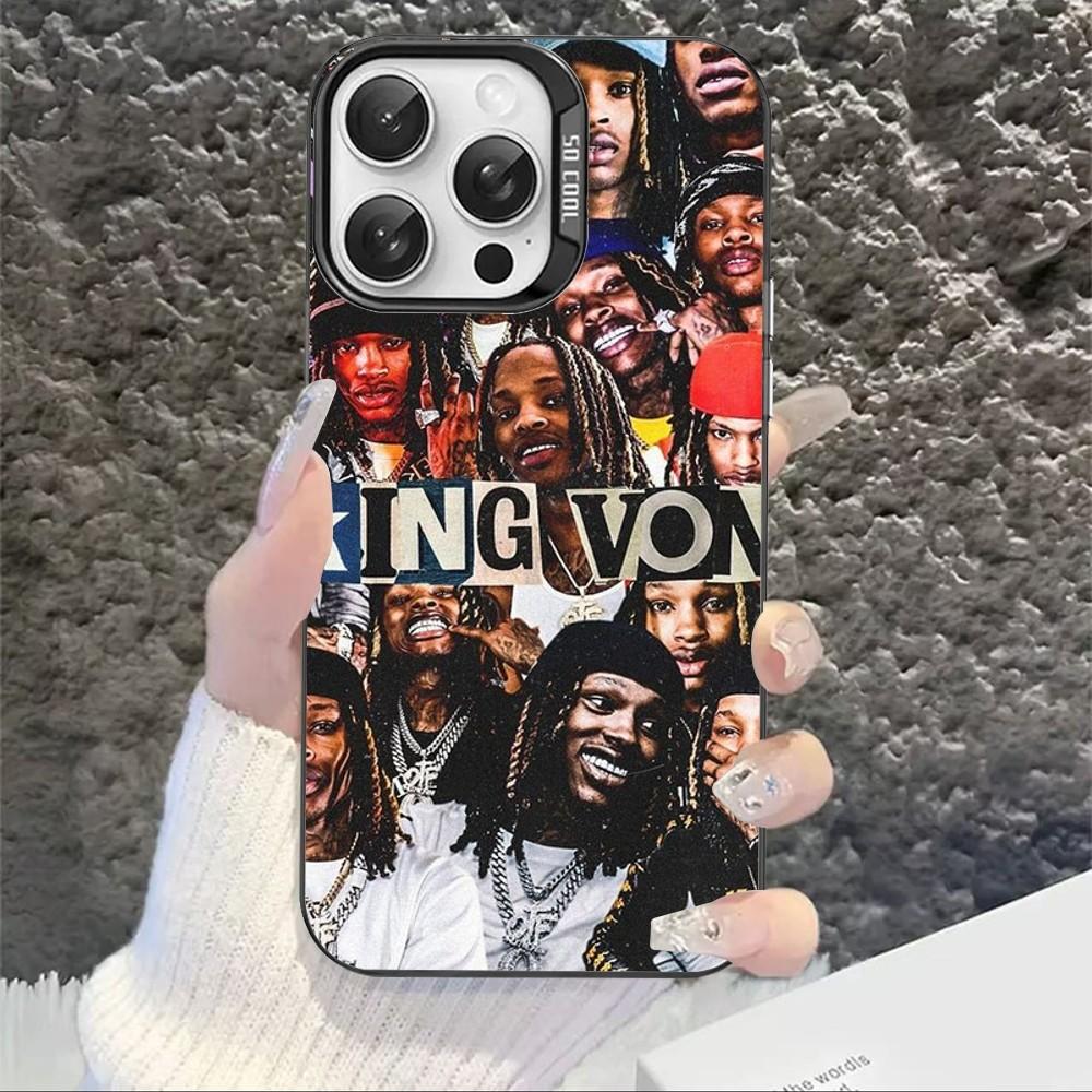 

Rapper K-King V-Vons Phone Case For IPhone 16 15 14 13 12 11 Pro Max X XR XSMAX 8 7 Plus Matte Shockproof Back Cover iPhone 16pro max