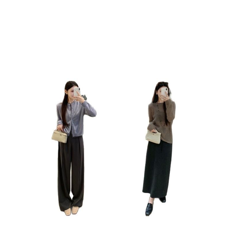 Cowhide version grape ma super soft leather loafers women's one-pedal lazy single shoes commuting square head flat bottom small leather shoes