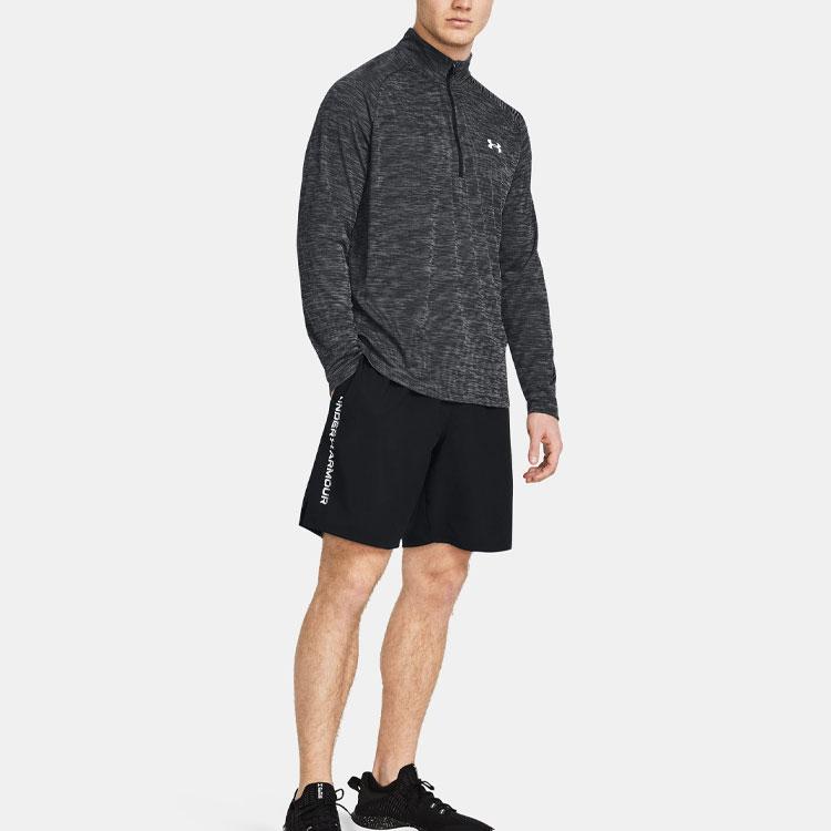 Under Armour Ua Tech™ Letter Print Woven Casual Shorts Men Shorts Black 1383356-001