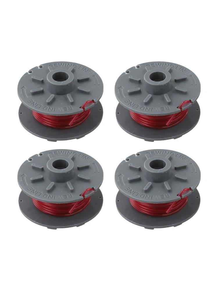 Lawn Mower Spool and Grass Rope Cover Compatible with For 0536420 Models Pack of 4 for Effective Gardening Tasks