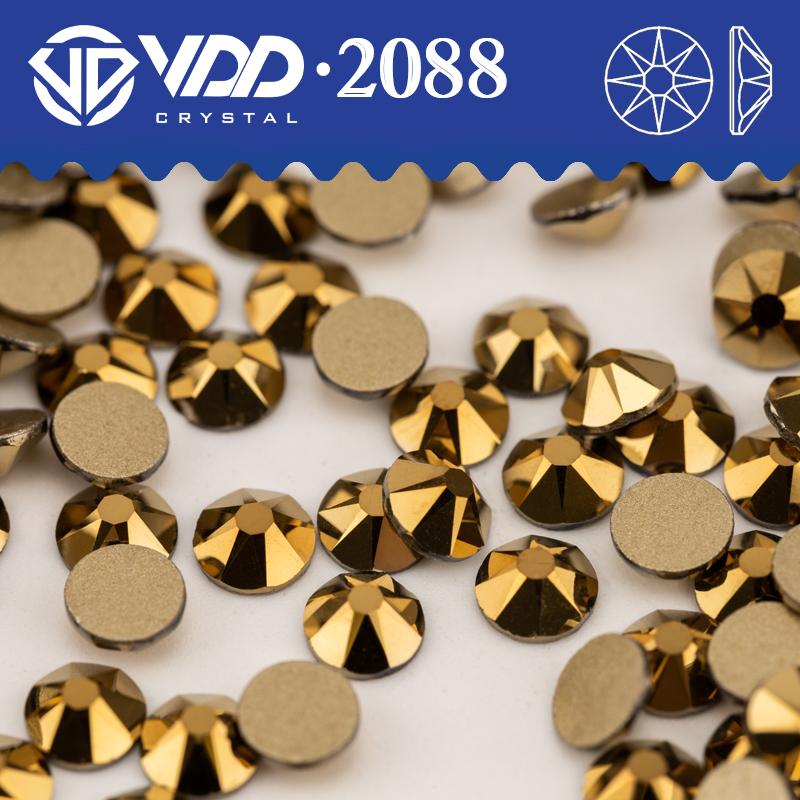 VDD SS16-SS30 High Quality 2088 Rhinestones Crystal Flatback 8 Big 8 Small 16cut Stones for DIY Crafts Nail Art Decoration