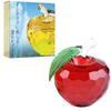 Ideamall Feng Shui Crystal Apple Item, Increases Fortune, Interior Decor, Soothing, Purifying (Red)