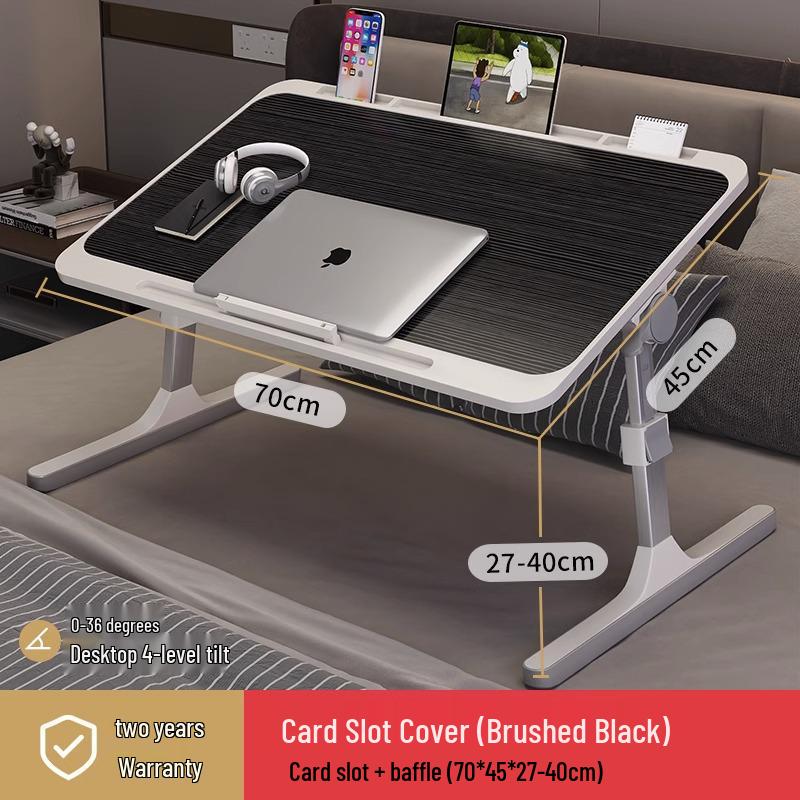 Adjustable Bedside Table: Folding Computer Desk for Student Dorms, Bedrooms, or Home Study