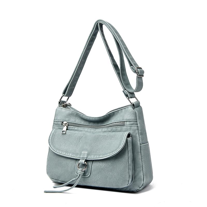 Women's Bag Multi-Pocket Shoulder Bag Lightweight Large Capacity Crossbody Bag