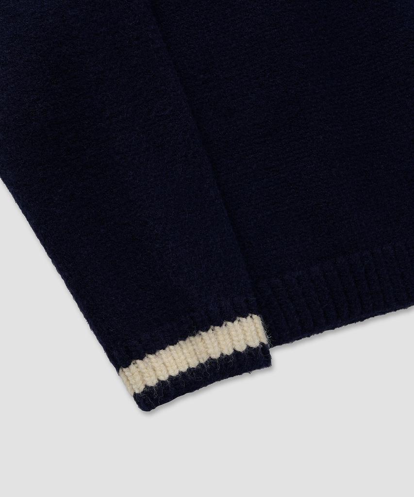 Pilpeu Varsity V-Neck Knit 29(Navy)