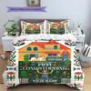 Pippi Longstocking Custom Name Pattern Bedding,Quilt Set Quilt Cover Pillowcase Home Birthday Gift(1 * duvet cover + 2 * pillowcase, without core)
