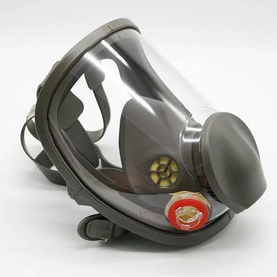 Pantalla/diadema original 6898 para mascarilla 3M 6800 contra gases y polvo, respirador químico facial completo, PC HD, antivaho, lavable