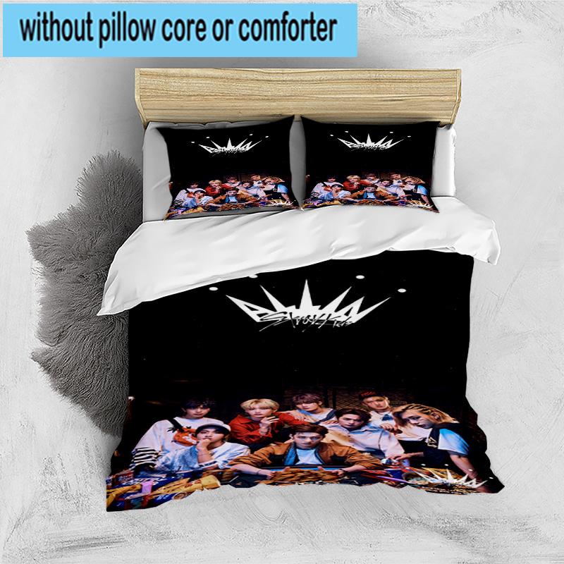 3PCS K-pop Group Performance 3pcs Bedding,Including 3PCS Duvet Cover And 2pcs Pillowcases Perfect for Christmas,Ideal for Bedroom, Dormitory