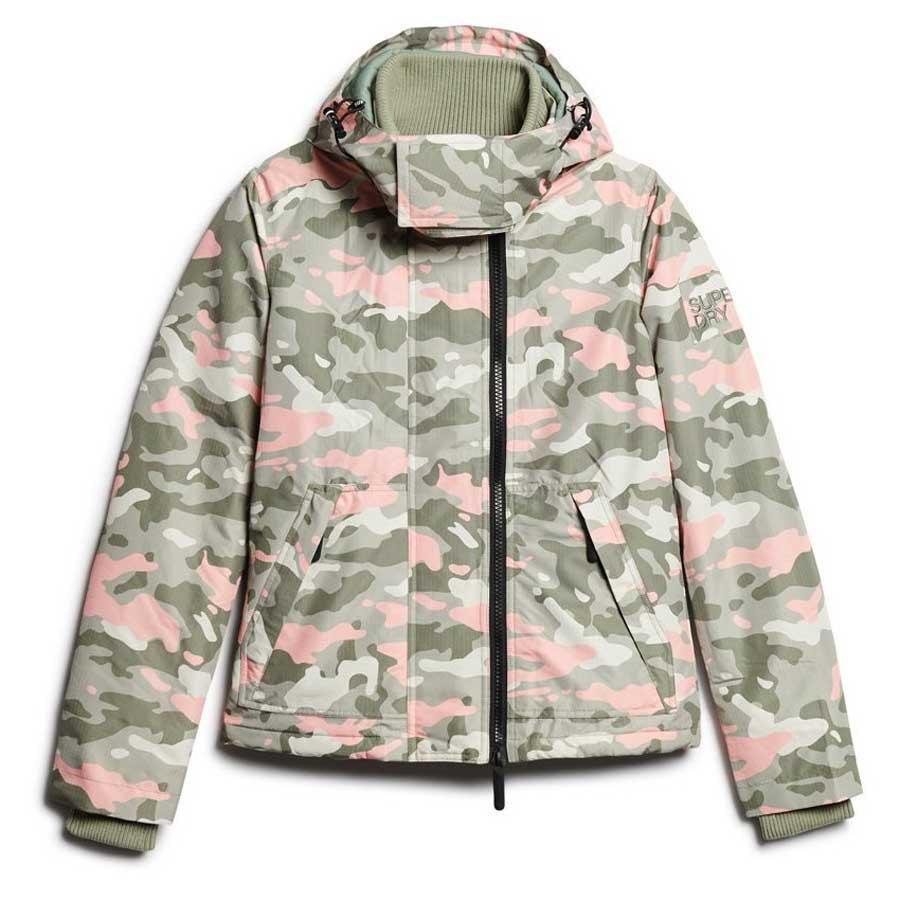 Superdry Damen Grün Regenjacke Mit Kapuze Für Mountain - Bild 3